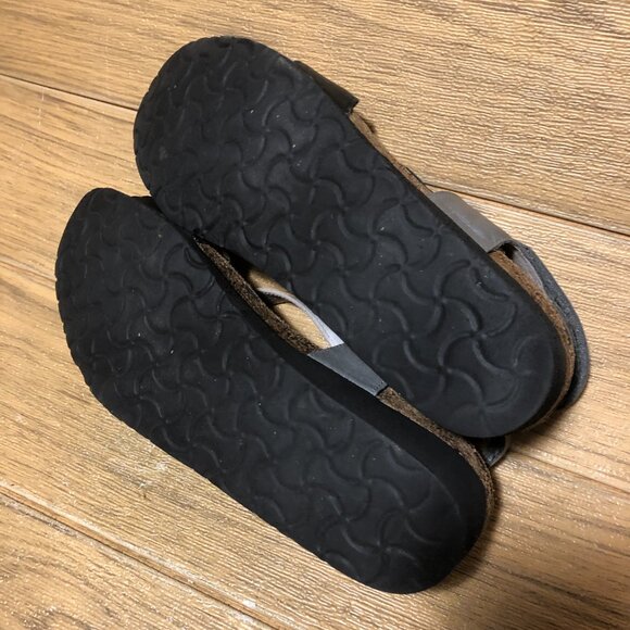 Naot women black & white leather sandals, 10 - Picture 7 of 11